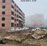 Ход строительства дома 13 в ЖК Уют-Парк -