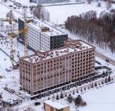 Ход строительства дома 3 в ЖК Базилик -