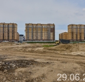 Ход строительства дома 16 в ЖК Форсо -