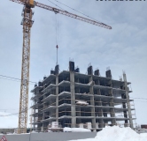 Ход строительства дома № 21 в ЖК Академический -