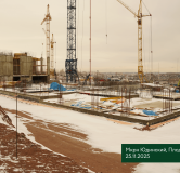 Ход строительства дома № 1.5 в ЖК Плодово-Ягодный -