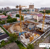Ход строительства дома 1 в ЖК Citatum -