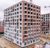 Ход строительства дома 35, корпус 1 в ЖК Новое Колпино -