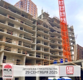 Ход строительства дома Литер 2 в ЖК Four Premiers (Фор Премьерс) -