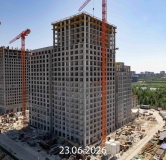 Ход строительства дома 6 к2, ГП-12 (2 этап) в ЖК Айвазовский (Айвазовский City) -