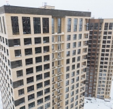 Ход строительства дома 42/1 (ГП-2) в ЖК Фора -