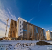 Ход строительства дома 4 в ЖК Ньютон -