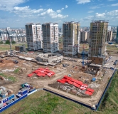 Ход строительства дома 2, корпус 1 в ЖК Чижи -