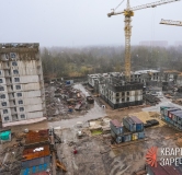 Ход строительства дома 2 этап, Корпус D в ЖК Квартал Заречье -