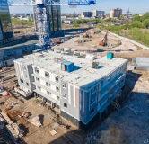 Ход строительства дома 4 в ЖК Мичурино -
