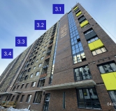 Ход строительства дома 3 в ЖК Zenith -