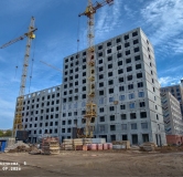 Ход строительства дома 5, секция 3.1, 3.2 в ЖК Красное Яблоко -