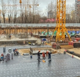 Ход строительства дома 1 в ЖК Ньютон. 745 -