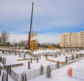 Ход строительства дома 1 этап, Корпус Е в ЖК Квартал Заречье -