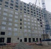 Ход строительства дома 60 в ЖК Лугометрия -