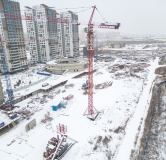 Ход строительства дома 2, 4 этап в ЖК Чижи -