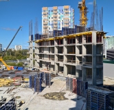 Ход строительства дома 39, секция С2 в ЖК Три Девятых -