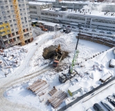 Ход строительства дома 1,2 в ЖК Лето на Титова -