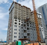 Ход строительства дома 6 в ЖК Уральский -