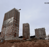 Ход строительства дома литер 15 в ЖК Холмогоры -