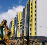 Ход строительства дома 1, секция 1.1, 1.2, 1.3 в ЖК Botaniсa -