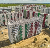 Ход строительства дома 6 в ЖК Вишневая Горка -