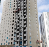 Ход строительства дома 8 в ЖК Цветной Бульвар -