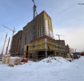 Ход строительства дома 1 в ЖК Аллея Парк -