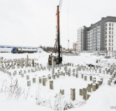 Ход строительства дома 2.1, 2.2 в ЖК Новобережье -