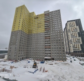 Ход строительства дома 5, секция 4.1, 4.2 в ЖК Красное Яблоко -