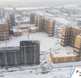 Ход строительства дома 2 в ЖК Promenade -