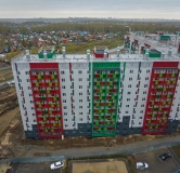 Ход строительства дома 5 в ЖК Вишневая Горка -