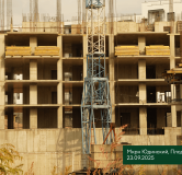 Ход строительства дома № 1.2 в ЖК Плодово-Ягодный -