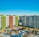 Ход строительства дома 13 в ЖК Вишневая Горка -