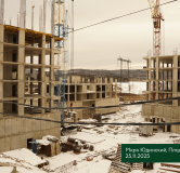 Ход строительства дома № 1.2 в ЖК Плодово-Ягодный -