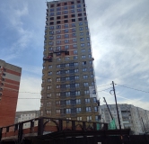 Ход строительства дома 1 в ЖК Эдельвейс -