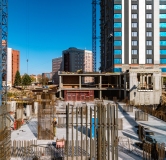 Ход строительства дома секция 2, 2.1 в ЖК Пульсар -