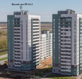 Ход строительства дома № 43-3, У озера в ЖК Южный Город -