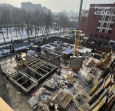 Ход строительства дома 1 в ЖК Академик -