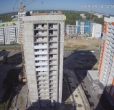 Ход строительства дома 30 в ЖК Парковый -