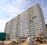 Ход строительства дома № 2 в ЖК Городские сады -