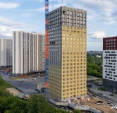 Ход строительства дома № 4А, корпус 1 в ЖК Скандиа. Квартал у реки -