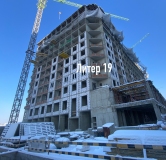 Ход строительства дома Литер 19 в ЖК Фонтаны -