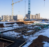 Ход строительства дома 1 в ЖК Калина -