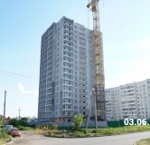 Ход строительства дома 45 в ЖК Высота 45 -