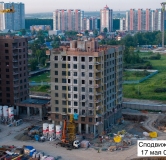 Ход строительства дома к 18 в ЖК Сподвижники -
