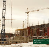 Ход строительства дома № 1.5 в ЖК Плодово-Ягодный -