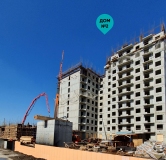 Ход строительства дома 2 в ЖК Новые Горизонты на Советской -