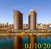 Ход строительства дома № 5.2 в ЖК Новоостровский -