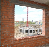 Ход строительства дома 1.2 в ЖК Трилогия -